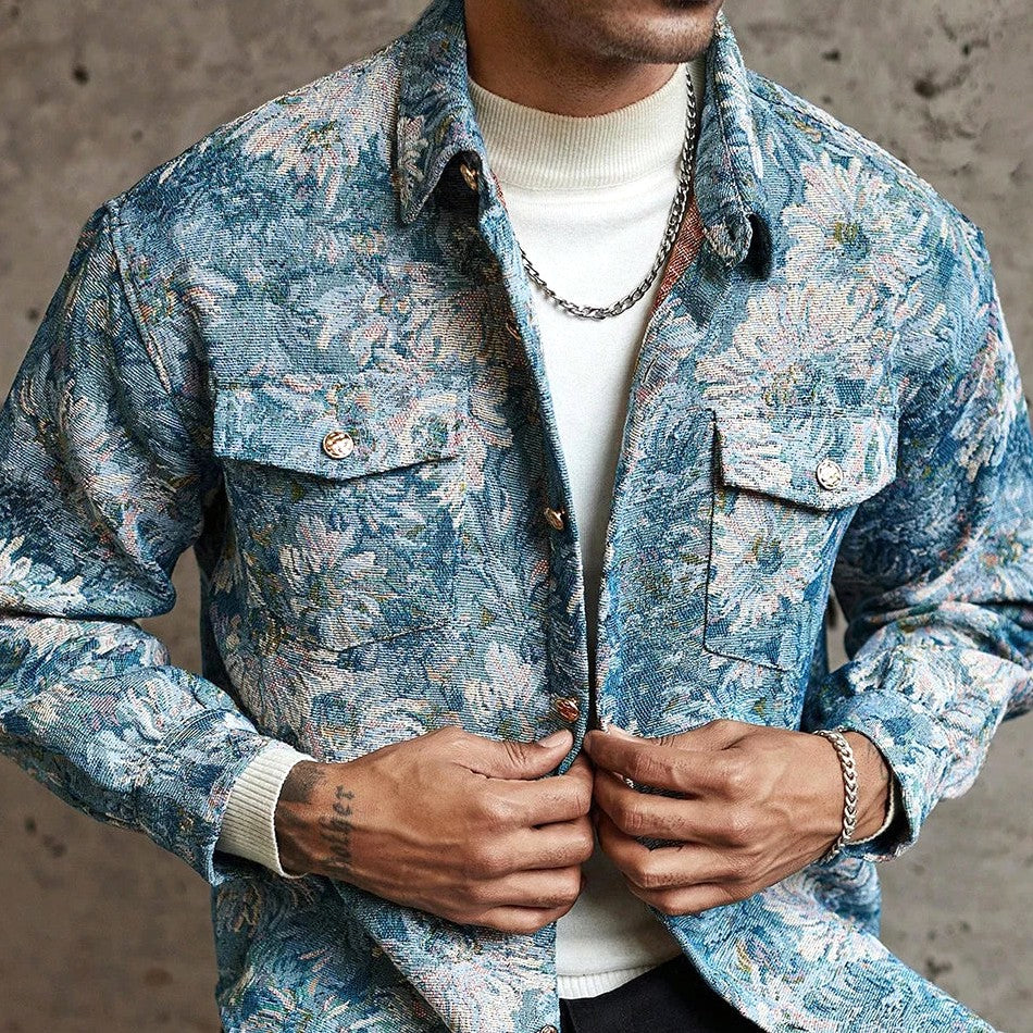Tapestry Floral Overshirt