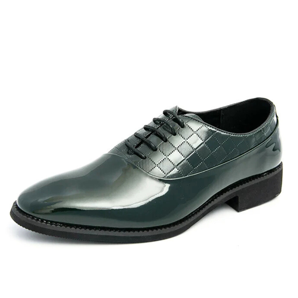 Grid Patent Oxfords