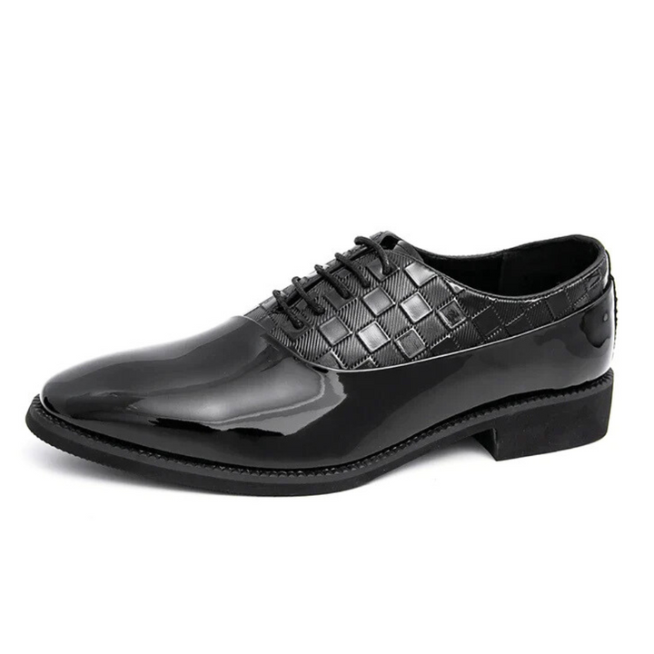 Grid Patent Oxfords